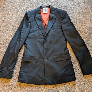 Asos Collusion Blazer with pops of orange size 34 inches